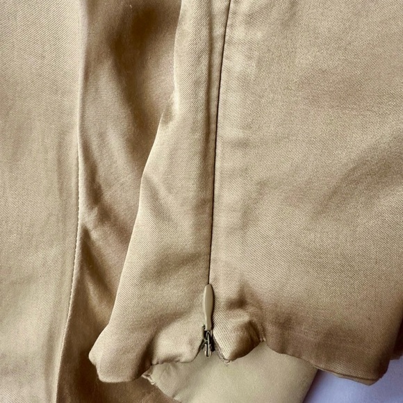 Zara Beige Cowl Neck Cropped Tank Top with Adjustable Straps - Picture 2 of 2